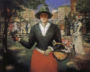 Kasimir Malevich flower girl oil painting picture wholesale